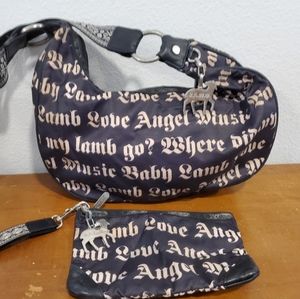 Gwen Steffani for Le Sportsac original design shoulder bag with matching wristle